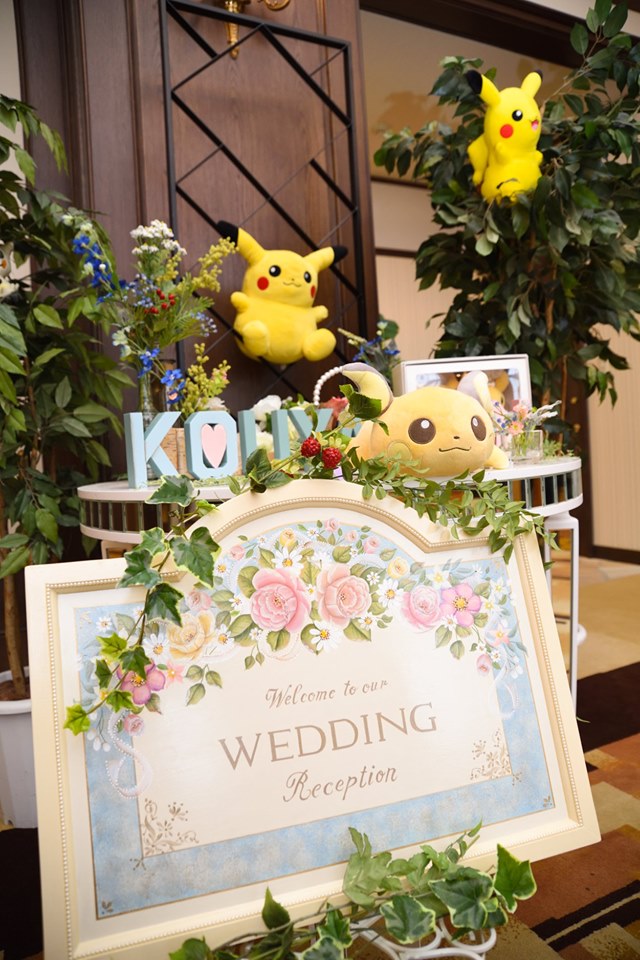 ピカチュウwedding 結婚ウェルカムボード Tp Co Th